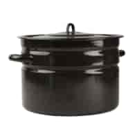 GARNEK EMALIOWANY  PROSTY 16L  32CM VK-2826