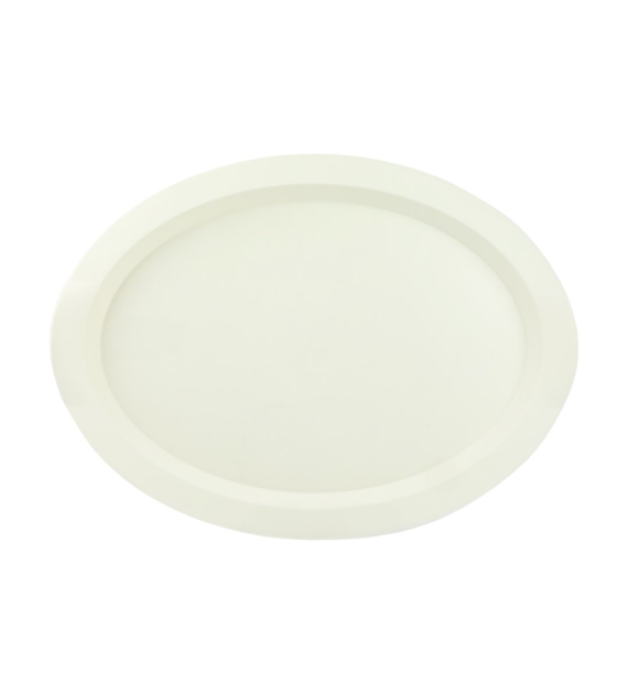 TACA OWALNA ECRU 47X35X4CM VK167403