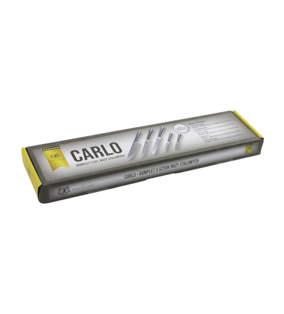 KPL.NOŻY STALOWYCH CARLO 5SZT KHA30