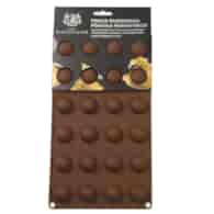 FORMA SILIKONOWA PÓŁKOLA MONOPORCJE 24SZT SI01M015