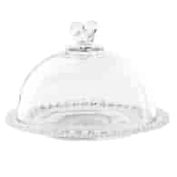 PATERA SZKLANA Z KLOSZEM AMORA 19,5CM TP-1029