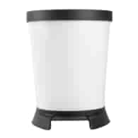 KOSZ DO ŚMIECI Z PEDAŁEM 10L BIAŁY VK124065