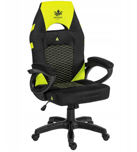 FOTEL GRACZA VESPER ZIELONY 5623