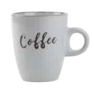 KUBEK PORCELANOWY 180ML  SDMK46 NAPISY MIX COFFE