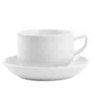 KPL.FILIŻANKA ZE SPODKIEM 220ML ZD15176 PORCELANA