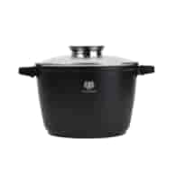 GARNEK GRANITOWY WYSOKI 6,2L 24X16,5CM KH3 RUBIN
