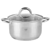GARNEK STALOWY SOLID Z/P 20CM 3L KH040
