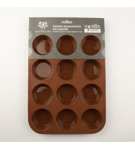 FORMA DO CIASTEK SILIKONOWA 12SZT KHT46