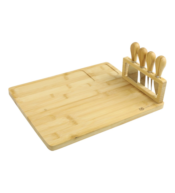 BAMBUSOWA DESKA DO SERÓW 28x35,5x8,5CM H82214