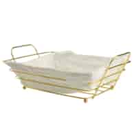 KOSZYK NA PIECZYWO CHLEB BIAŁY ZŁOTO 23KC-257