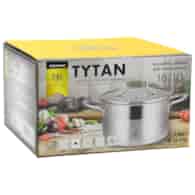 GARNEK STALOWY 18/10 TYTAN 16CM TYT16