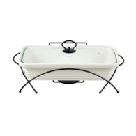 NACZYNIE Z PODGRZEWACZEM 2,3L CX9272 KWADRAT BIAŁY