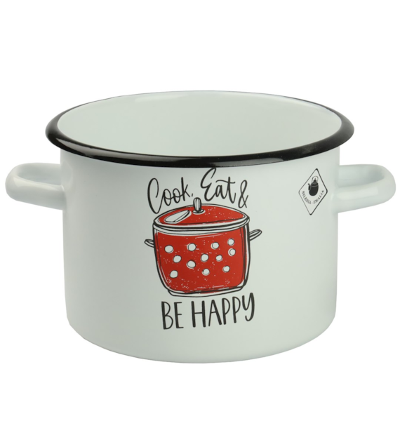 GARNEK ZDOB BE HAPPY  3L 18CM BEZ POKRYWY VK-1612