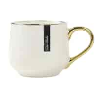 KUBEK PORCELANOWY 400ML ZŁOTY/BEŻ PL24007B