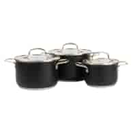 KOMPLET GARNKÓW CZARNE 3SZT ELITE-2  HASU93