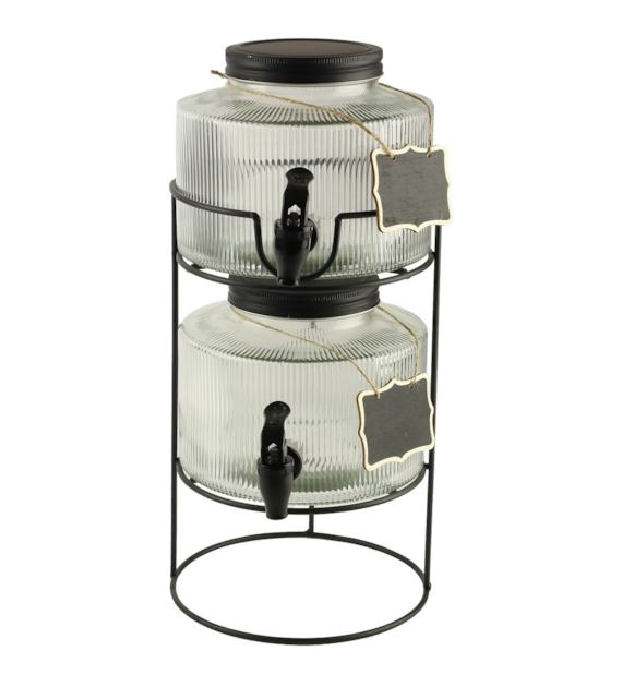 PODWÓJNY SŁÓJ Z KRANEM 5,6L NA STOJAKU SFC-F1534ST