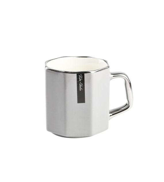 KUBEK PORCELANOWY 370ML JASNY SZARY N231313JSZ