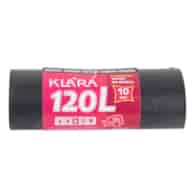 KLARA WORKI NA ŚMIECI 120L 10SZT LDPE CZARNE