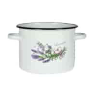 GARNEK ZDOBIONY LAWENDA 4,5L 20CM B/P VK-1615